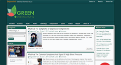 Desktop Screenshot of getgreeninfo.com